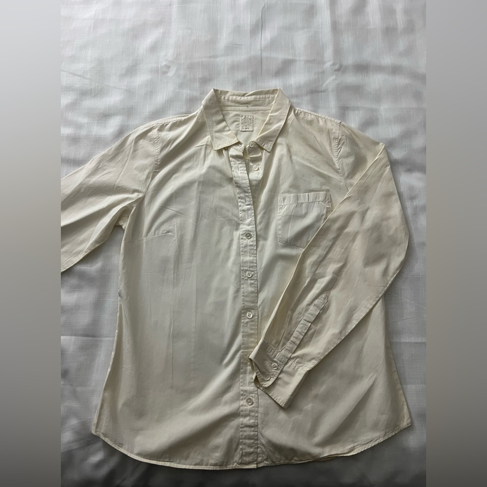 J. Crew Women’s Cream Button Down Shirt